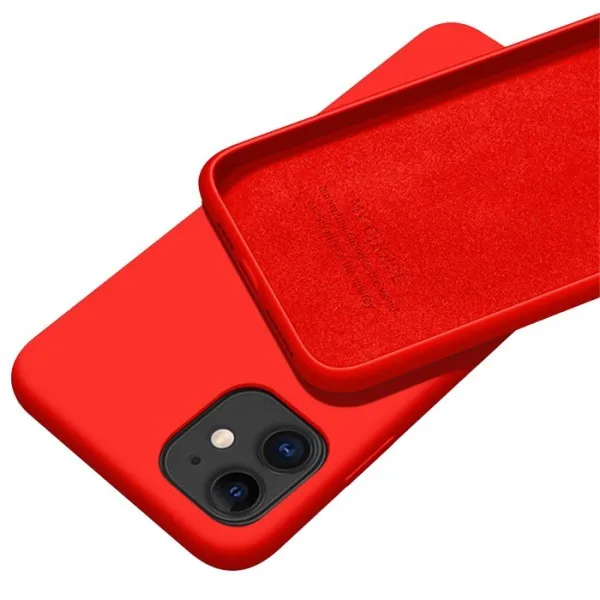 MCTK5-IPHONE XS Max * Futrola Soft Silicone Red (159) Slika 1