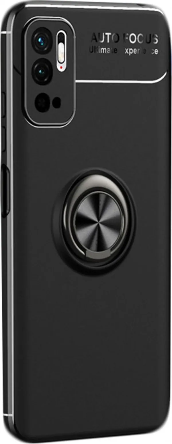 MCTK71-IPHONE X/XS * Futrola Elegant Magnetic Ring Black (179) Slika 1