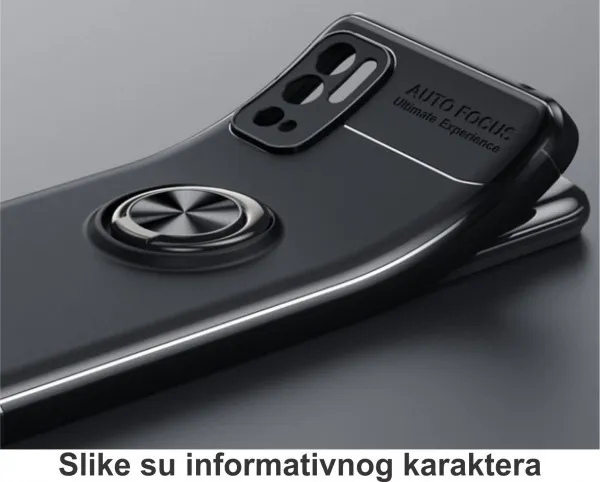 MCTK71-IPHONE X/XS * Futrola Elegant Magnetic Ring Black (179) Slika 2