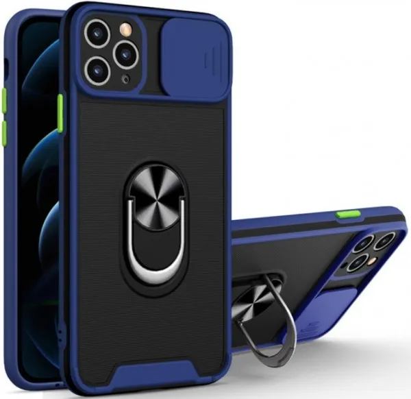 MCTR8-IPHONE 11 * Futrola Magnetic Defender Silicone Blue (239) Slika 1