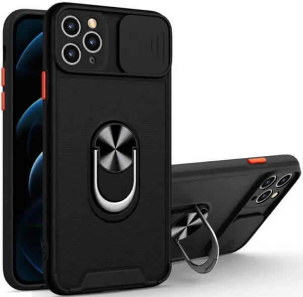 MCTR8-IPHONE XS Max * Futrola Magnetic Defender Silicone Black (149) Slika 1