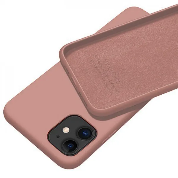 Iphone MCTK5-IPHONE 12 Mini * Futrola Soft Silicone Rose (159) Slika 1