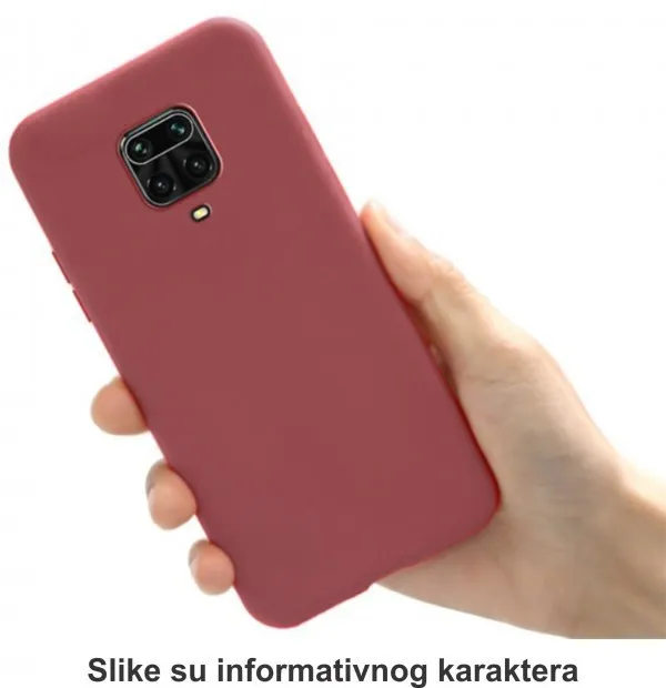 MCTK4-REA Realme 8 4g * Futrola UTC Ultra Tanki Color silicone Red (59) Slika 2