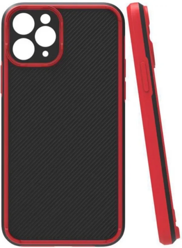 Iphone MCTR82-IPHONE 13 Mini * Futrola Textured Armor Silicone Red (139) Slika 1