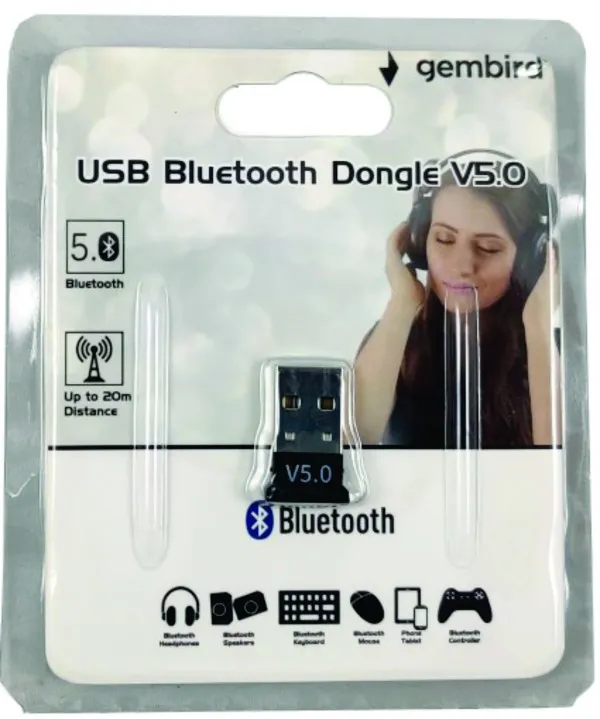 GEMBIRD BTD-MINI8 ** Gembird USB2.0/3.0  Bluetooth dongle v5.0, 2.4Ghz 3MB/s(24Mbps) 8dBm 20m BR8651(399) Slika 2