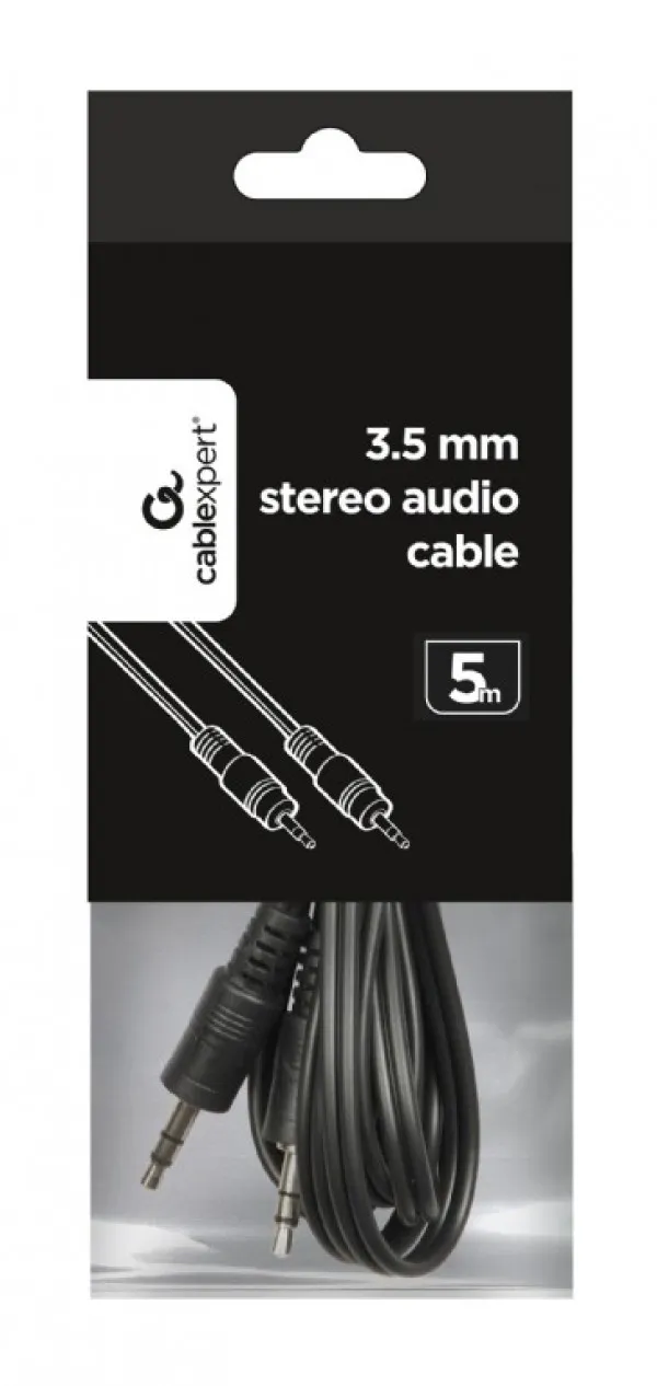 GEMBIRD CCA-404-5M Gembird 3.5mm stereo plug to 3.5mm stereo plug audio AUX kabl 5m Slika 2