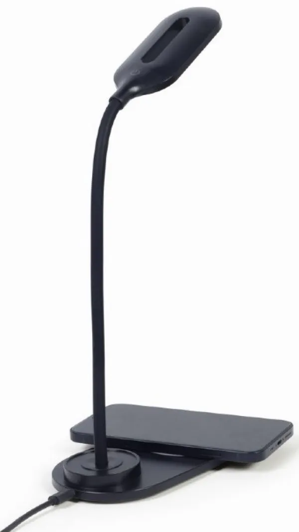 TA-WPC10-LED-01-MX Black Gembird LED Stona lampa + QI bezicni punjac max10W Slika 4