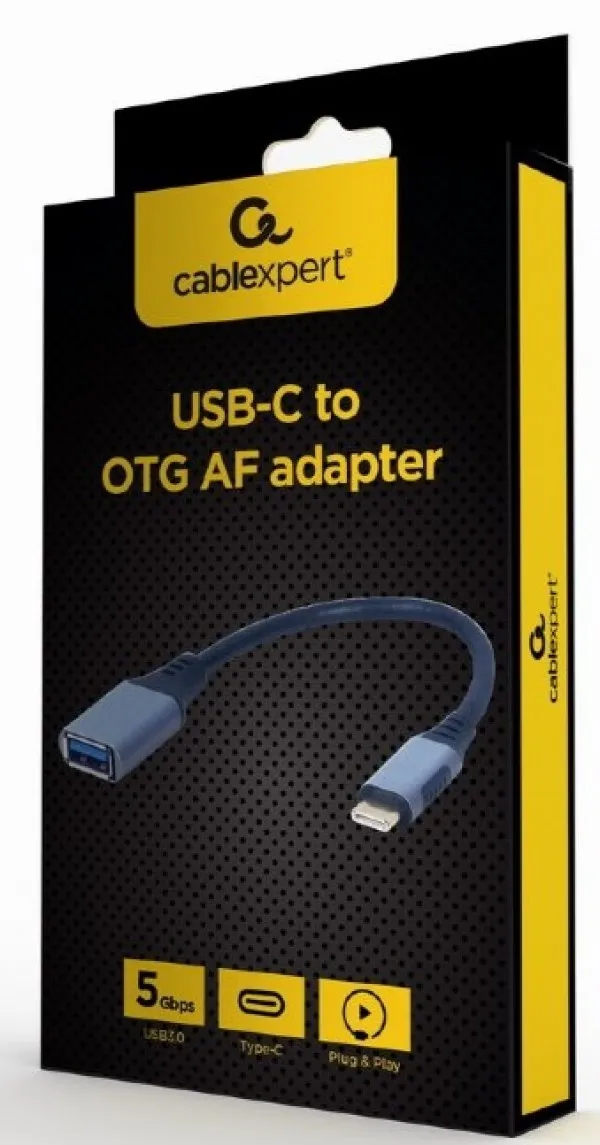 GEMBIRD A-USB3C-OTGAF-01 Gembird USB-C to OTG AF adapter, space grey - Image 3