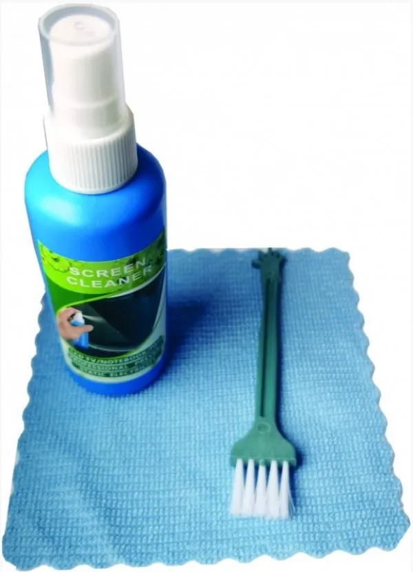 GEMBIRD CK-LCD-005 * Gembird Cleaning set 3 in 1, fluid 100ml + brush + towel, set za ciscenje(99) Slika 1