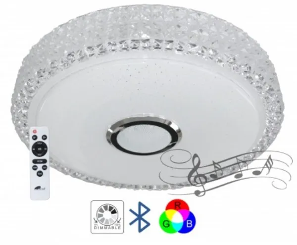 MIT.EL LED SMD plafonjera M205440-BT/WRGB 2x18W 350mm sa zvucnikom 5W,bluetooth, Android/iOS APP iLink Slika 7