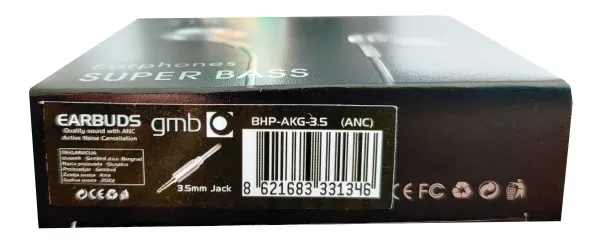 GEMBIRD BHP-AKG-3.5 * Gembird MP3 slusalice sa mikrofonom + volume kontrol (1x3,5mm) ANC (269) Slika 2