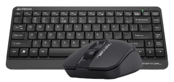 A4 TECH A4-FG1112 A4Tech Fstyler Bezicna tastatura YU-LAYOUT + bezicni mis USB, Grey - Image 2