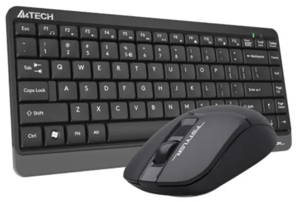 A4 TECH A4-FG1112 A4Tech Fstyler Bezicna tastatura YU-LAYOUT + bezicni mis USB, Grey - Image 3