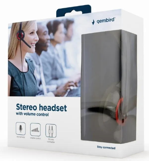 MHS-002 Gembird Slusalica sa mikrofonom, 2x3,5 mm Slika 2