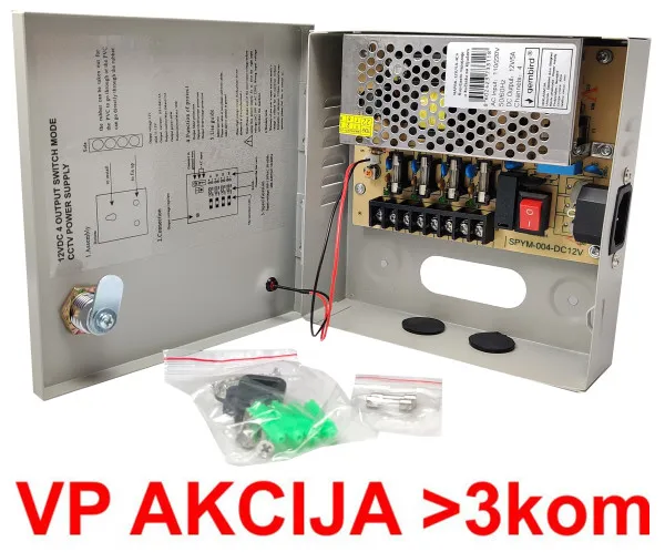 GEMBIRD NAPRK-12V/5A-4CH ** Gembird napajanje sa kljucem, 1.5A/CH (1576) Slika 1