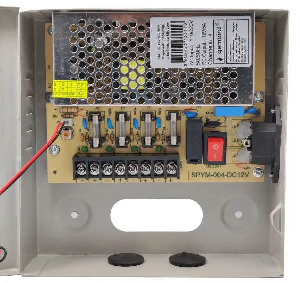 GEMBIRD NAPRK-12V/5A-4CH ** Gembird napajanje sa kljucem, 1.5A/CH (1576) Slika 4