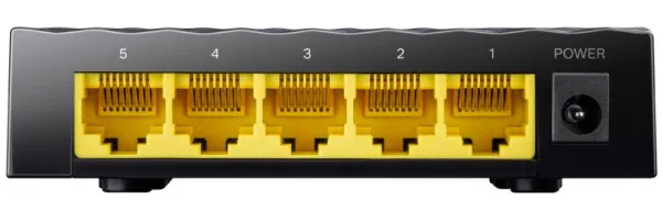 CUDY Cudy GS105D 5-Port Gbit Desktop Switch, 5x RJ45 10/100/1000 (Alt. GS105, SG105, PFS3005-GT-L) Slika 3