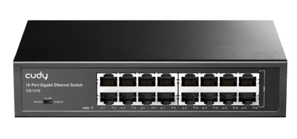 CUDY Cudy GS1016 16-Port 10/100/1000M Switch,16x Gbit RJ45 port, rackmount (Alt. PFS3016-16G) Slika 4