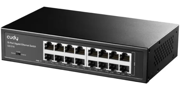 CUDY Cudy GS1016 16-Port 10/100/1000M Switch,16x Gbit RJ45 port, rackmount (Alt. PFS3016-16G) Slika 3