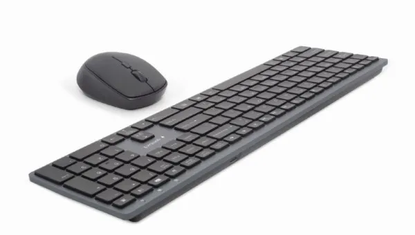 GEMBIRD KBS-ECLIPSE-M500 Gembird Backlight Pro Business Slim wireless desktop set, US layout, black Slika 2