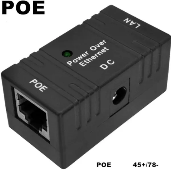 GEMBIRD POE-INJ-4810 Gembird 48V/1A 130W, 100mbps passive POE injector od 5~48V, konektor 5.5x2.1mm Slika 1