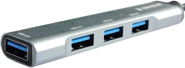 GEMBIRD UHB-U3P4-05 ** Gembird HUB Type-C+A to 4*USB3.0 Aluminum ( 686) Slika 1