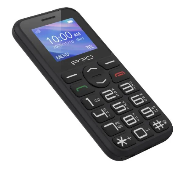 IPRO SENIOR F183 32MB, Mobilni telefon DualSIM, 3,5mm, Lampa, MP3, MP4, Kamera, Crni Slika 3