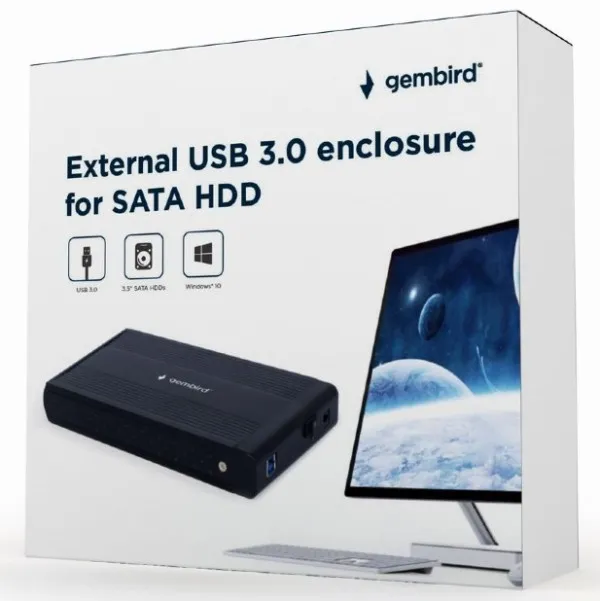 GEMBIRD EE3-U3S-3 Gembird USB 3.0 Externo kuciste za 3.5 SATA hard diskove Slika 4