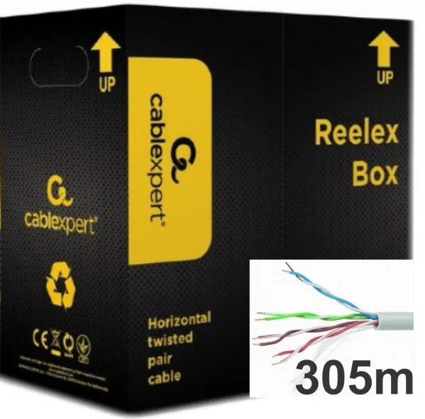 GEMBIRD UPC-5004E-SOL * Gembird, UTP cat.5E Indoor solid PREMIUM CCA kotur pun presek 305m (3199) Slika 3