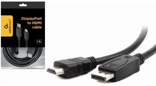 CC-DP-HDMI-6 Gembird DisplayPort na HDMI digital interface kabl 1.8m Slika 2