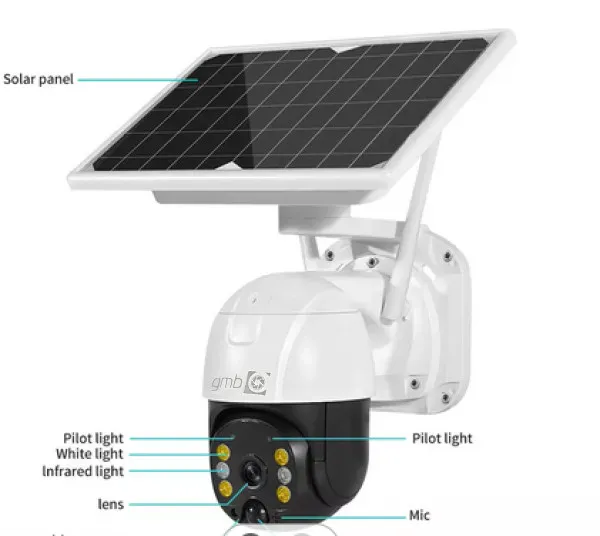 GEMBIRD CAM-IP4MP-EK2-WIFI  GMB kamera Solar 4 mpix microSD iCSee xmeye pro app Two-way voice PTZ ip66 *6399 Slika 4