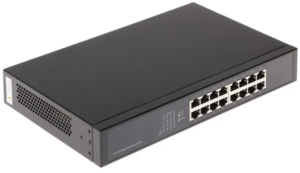 Dahua Switch PFS3016-16GT 16-Port 10/100/1000M Switch, 16x Gbit  RJ45 port, rackmount (Alt. GS1016) Slika 1