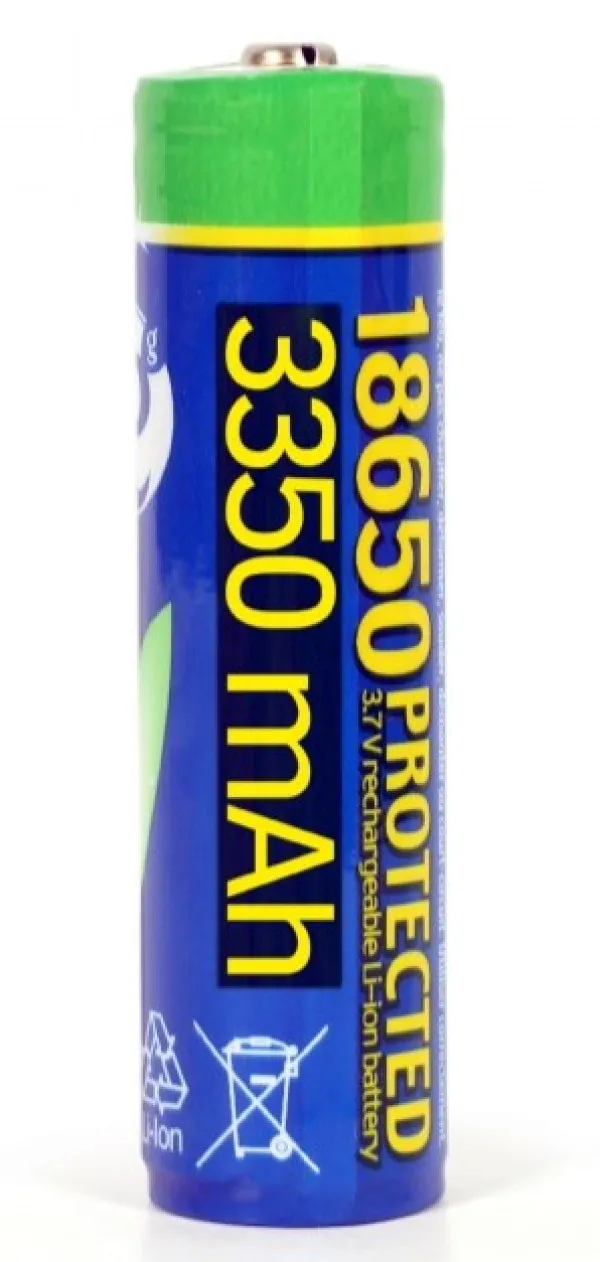 GEMBIRD EG-BA-18650/3350 ENERGENIE Lithium-ion 18650 battery, protected, 3350 mAh - Image 1