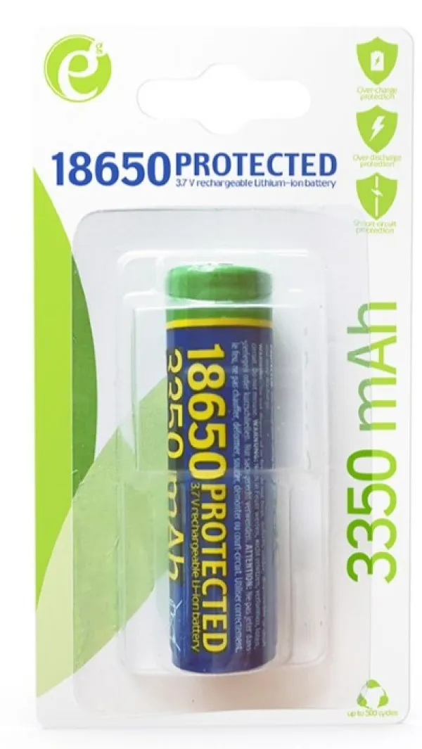 GEMBIRD EG-BA-18650/3350 ENERGENIE Lithium-ion 18650 battery, protected, 3350 mAh - Image 3