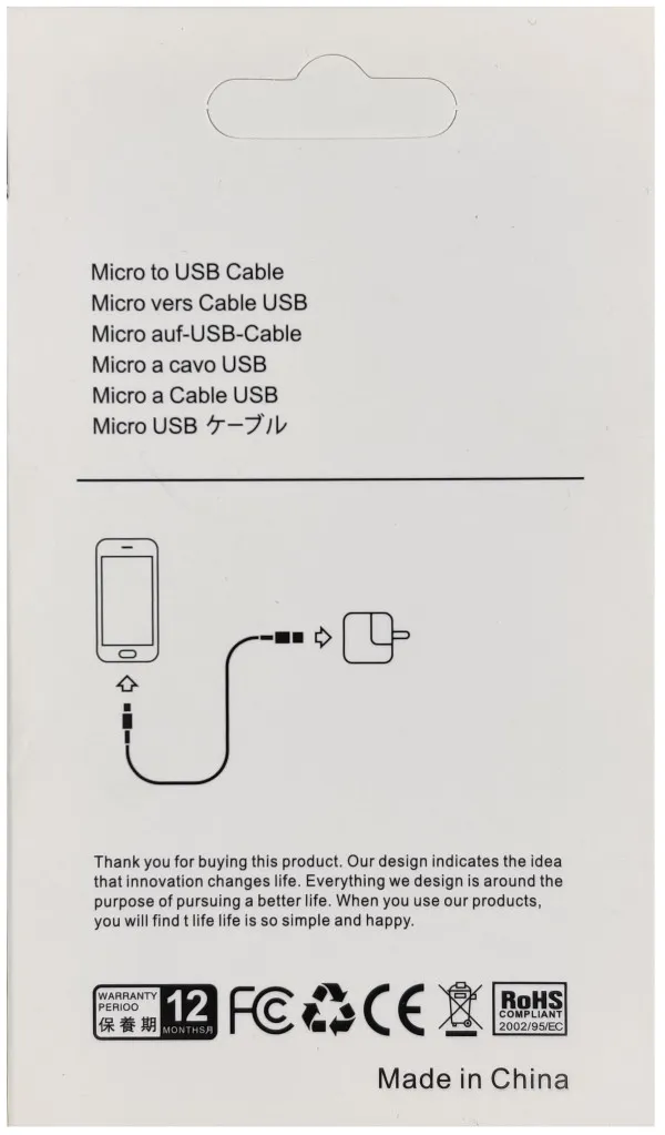 GEMBIRD CCP-mUSB2-AMBM-1.0M ** Gembird USB 2.0 microUSB na USB kabl 1m, White (111) Slika 1