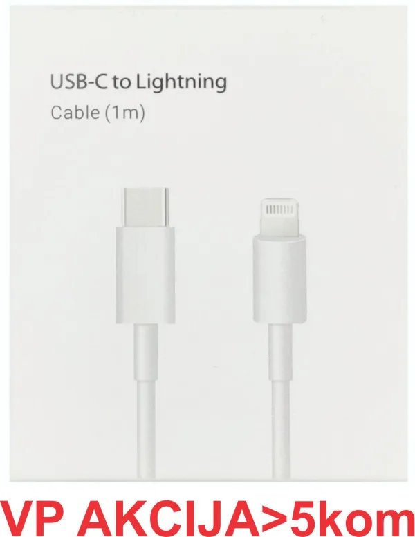 GEMBIRD CCP-AMCM-AMLM-1.0M ** Gembird 20W PD kabl USB-C na Lightening 8-pin, USB 3.0, 1m, white (167) Slika 2