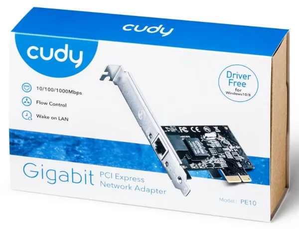 CUDY Cudy PE10 GIGABIT ETHERNET PCI-Express CARD 10/100/1000 (alt. NIC-GX1) Slika 3