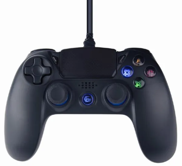 GEMBIRD JPD-PS4U-01 Gembird USB 2.0 analog vibration gamepad, PlayStation 4 / PC, 3m black Slika 2