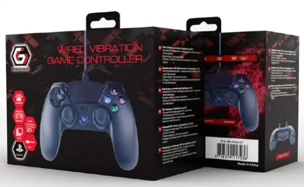 GEMBIRD JPD-PS4U-01 Gembird USB 2.0 analog vibration gamepad, PlayStation 4 / PC, 3m black Slika 3