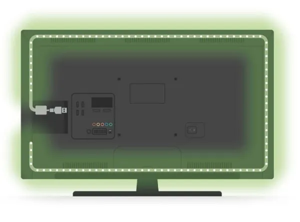 NEDIS BTLS20RGBW RGB Led traka Bluetooth, Topla bela, SMD, 2m, IP20, 2700K, 380lm, Android/iOS Slika 3