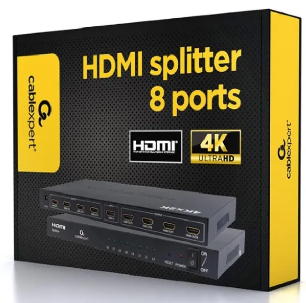 GEMBIRD DSP-8PH4-03 Gembird HDMI spliter aktivni, 1 na 8 port-a Slika 3