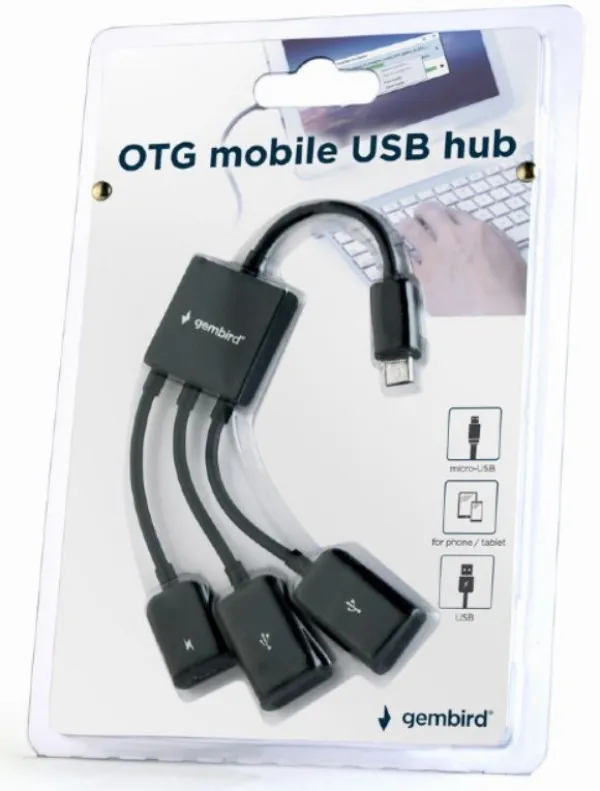 GEMBIRD UHB-OTG-02 Gembird OTG HUB 2xUSB na microUSB Slika 3