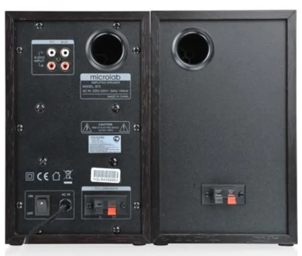 MICROLAB Microlab B72 Aktivni drveni zvucnici 2.0 24W RMS(2x12W) 3,5mm Slika 1