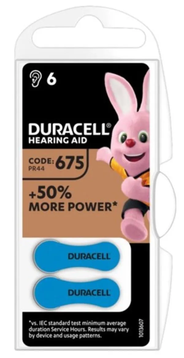 DURACELL Duracell Hearing Aid 675 1,45V baterija za slusni aparat PAK6 - Image 1