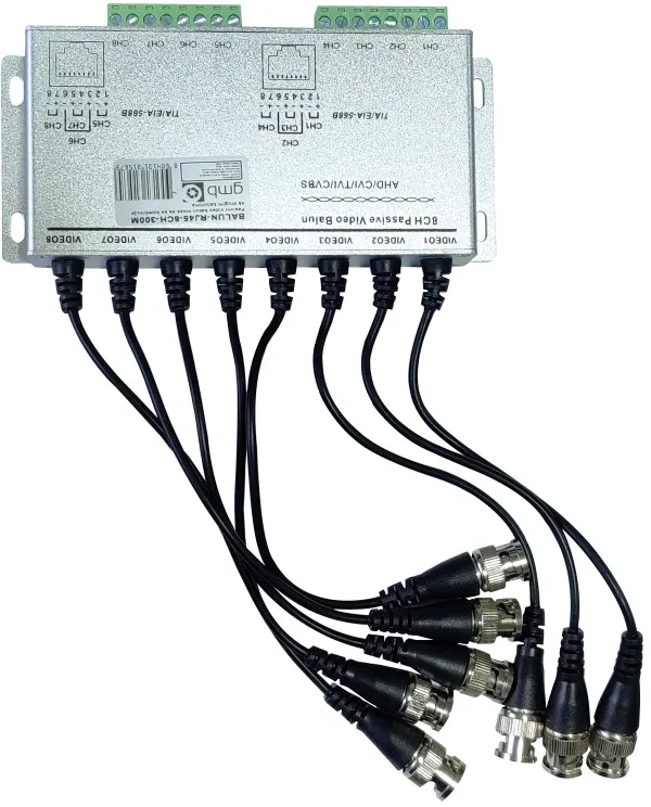 BALUN RJ45-8CH-300M Gembird balun za 8 kamere (AHD/CVI/TVI) do 5 megapiksela cena za komad Slika 2