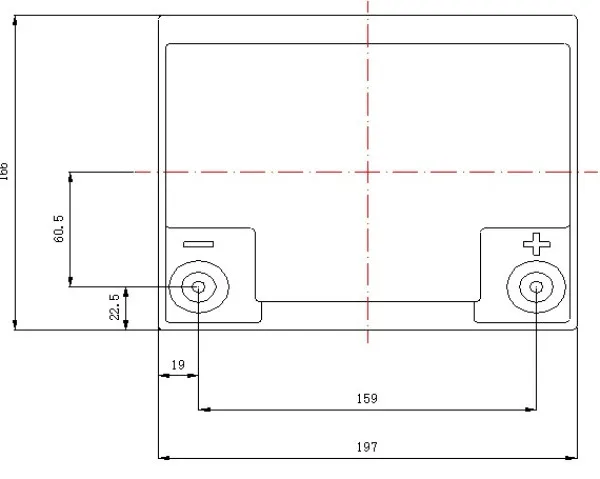 NPP NPG12V-38Ah, GEL BATTERY, C20=38AH, T14,197*165*174*174, 11KG, Light grey Slika 1