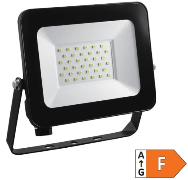 LED reflektor 30W 6500k LRF024EW-30W/BK Crna Slika 1