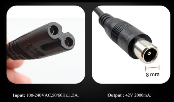Punjac za Elektricni trotinet N21-1 Xiaomi M365/ Segway Ninebot ES1 42V 2A/1S/Essential/M365 036494 Slika 4
