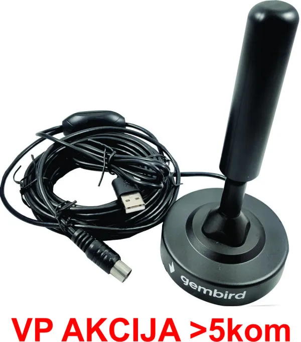 GEMBIRD GMB-533USB **Gembird Antena sobna/spoljna sa pojacalom, UHF, dobit 21dB, visina 15cm, USB, 5m (495) Slika 3