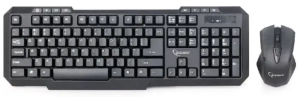 GEMBIRD KBS-WM-02 Gembird Gejmerska tastatura US + bezicni mis USB Slika 4